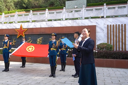 湖北省工業(yè)建筑學校開展“清明祭英烈”活動(圖8)